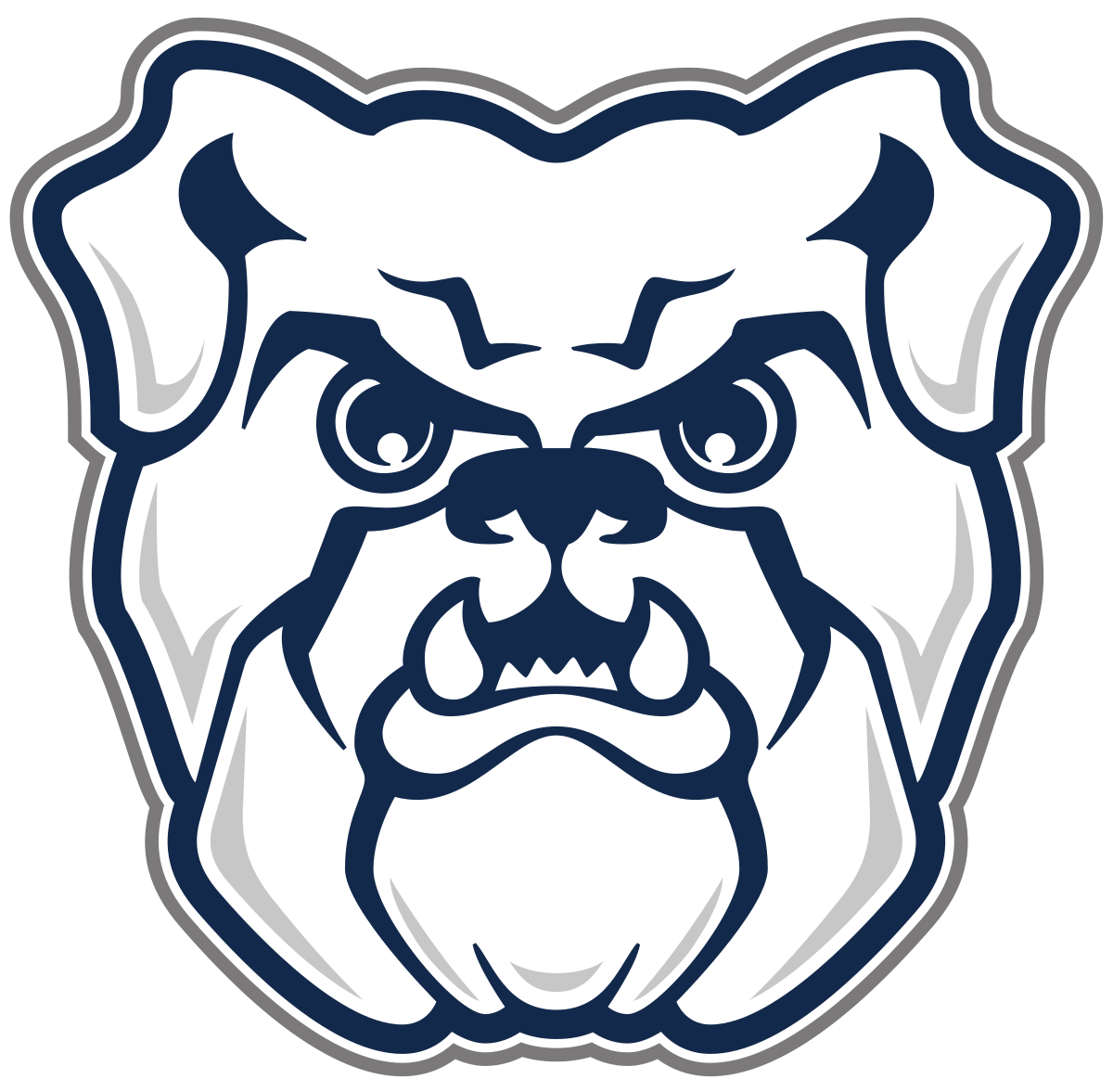 Butler University Bulldog Head Logo
